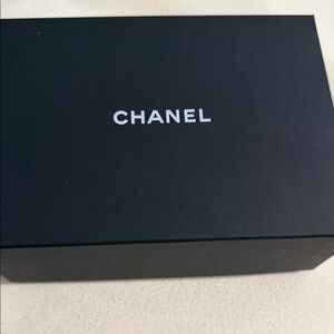 Chanel Black Gift Box with White Logo
